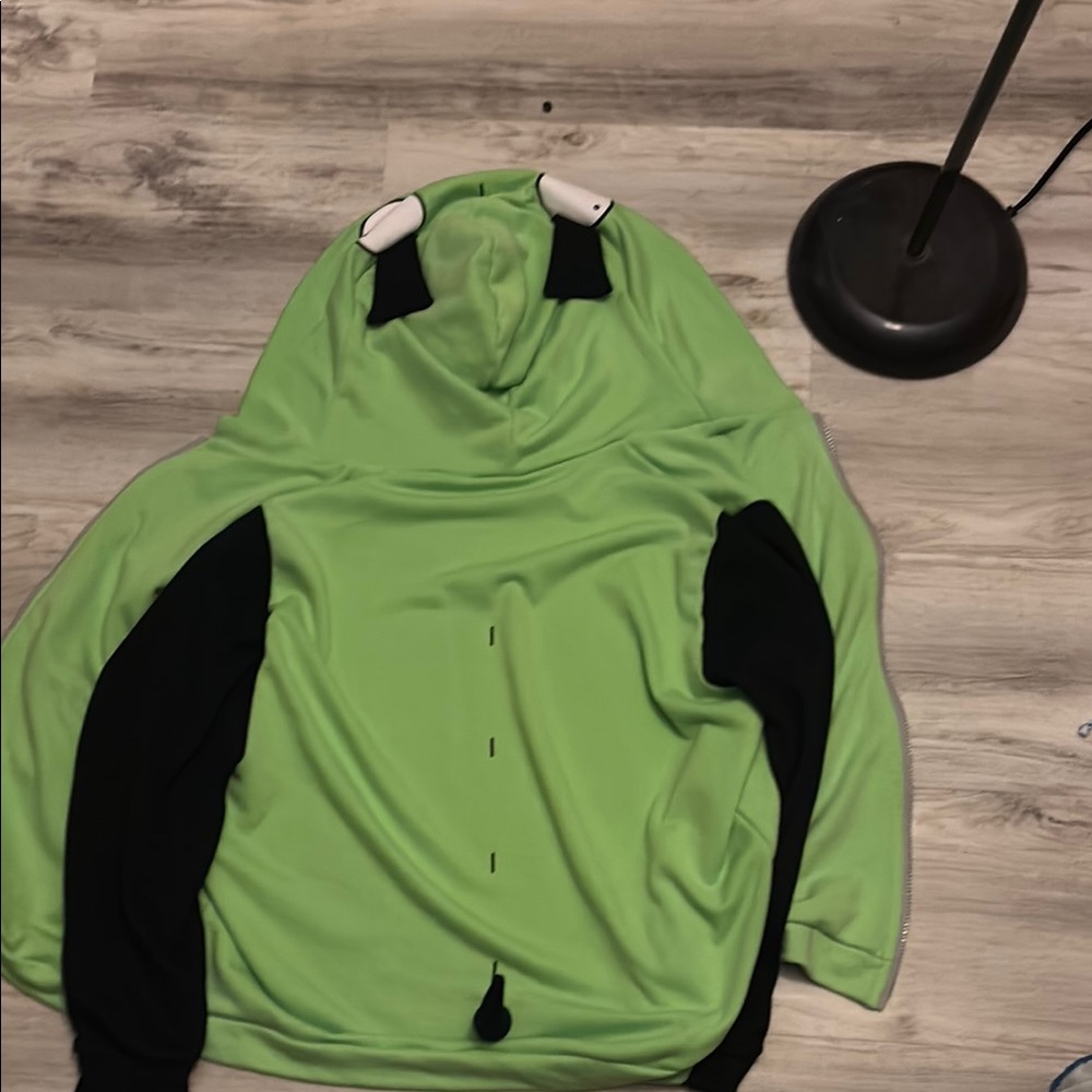 Green and Black Gir Hoodie